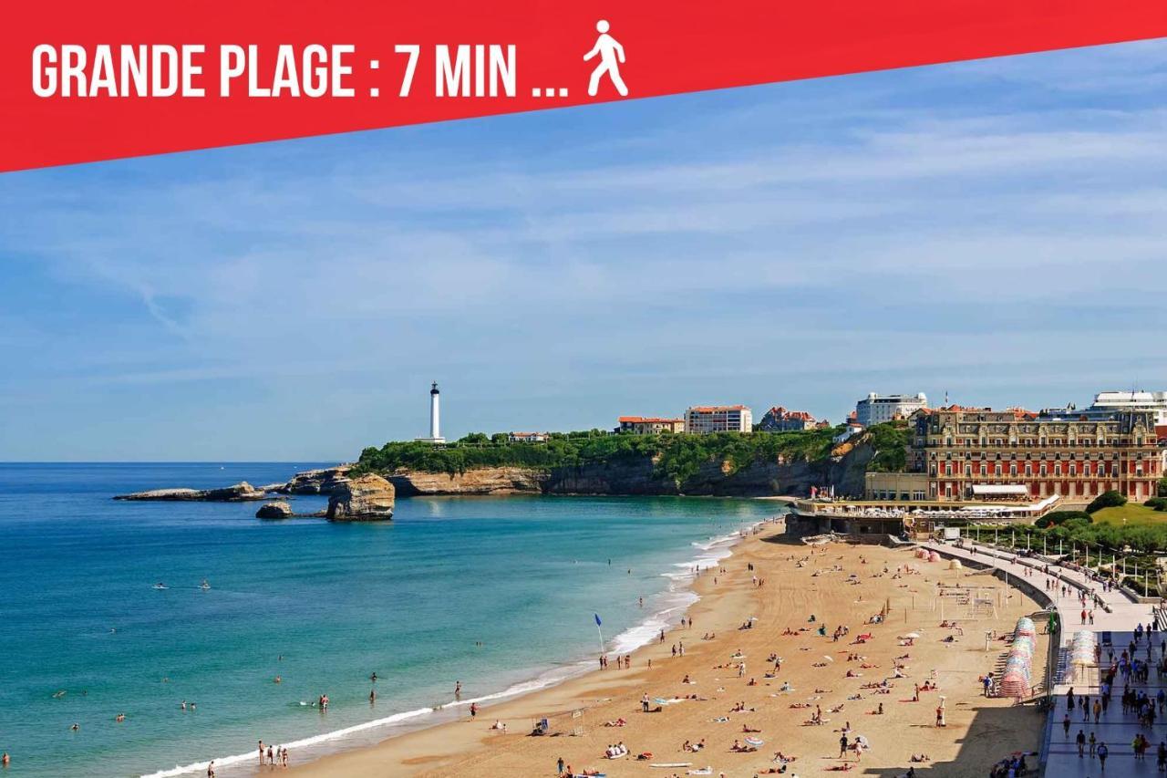 Océane Plage Cote Des Basques Par Ascenseur Parking *